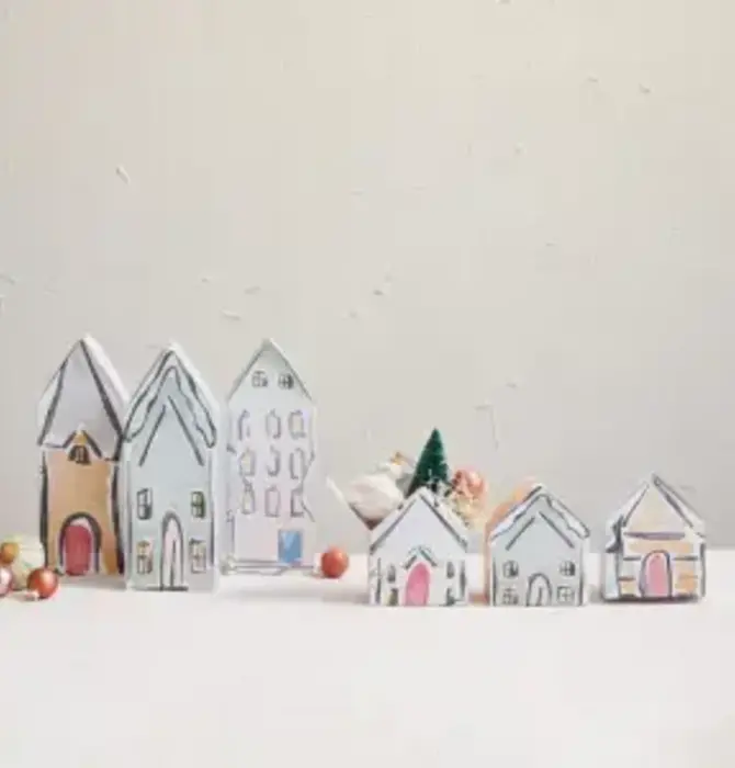 Gift Box Set | Recycled Paper House Shape (Small)