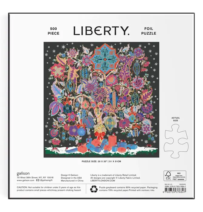 Puzzle | 500-Piece Foil | Liberty Tree of Life