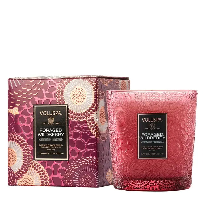 Candle | Foraged Wildberry | Classic Embossed Jar