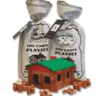 Toy | Log Cabin Playset | Canvas Bag