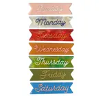 Hair Clip Set | Days of the Week