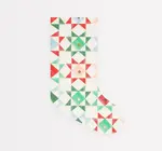 Napkins | Paper Patchwork Stocking | Set of 16