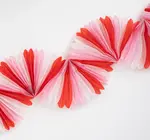 Garland | Giant Candy Cane Stripe Honeycomb