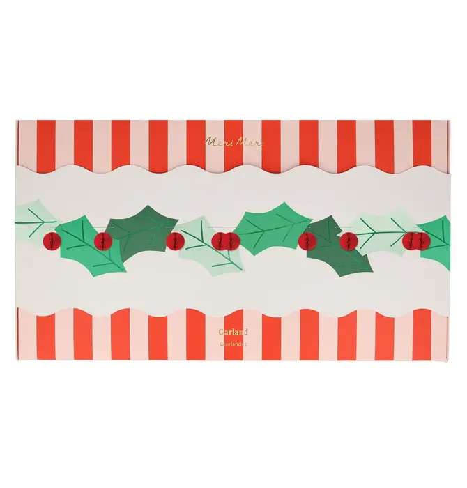 Garland | Giant Honeycomb Holly