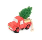 Dog Plush Toy | Holiday Hauler (Red Pickup Truck)