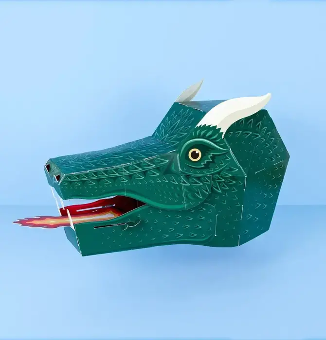Kit | 3D Mask | Fire-Breathing Dragon