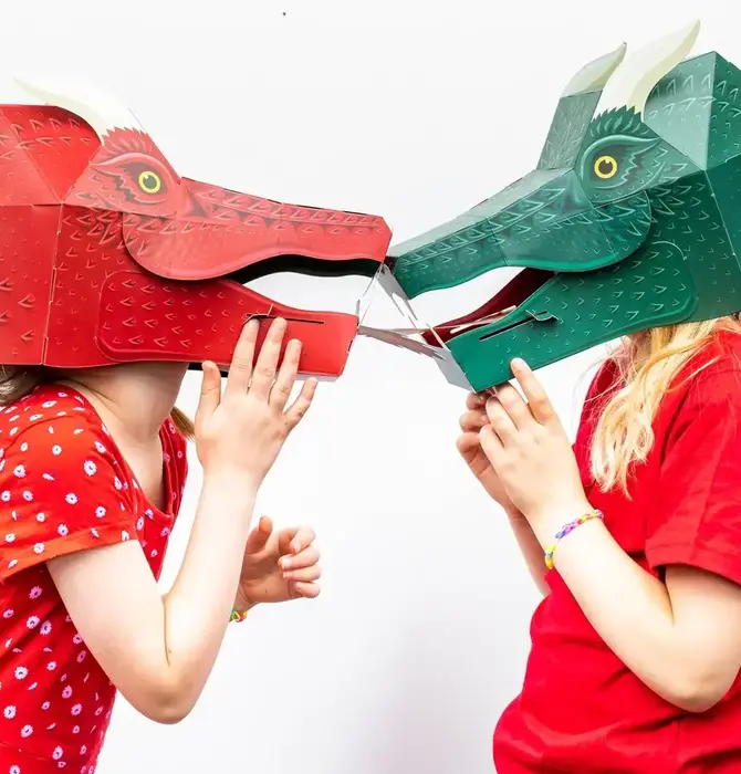 Kit | 3D Mask | Fire-Breathing Dragon