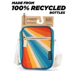 Bag | Mini Brick Crossbody Recycled | Retro Rainbow