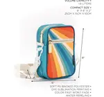 Bag | Mini Brick Crossbody Recycled | Retro Rainbow
