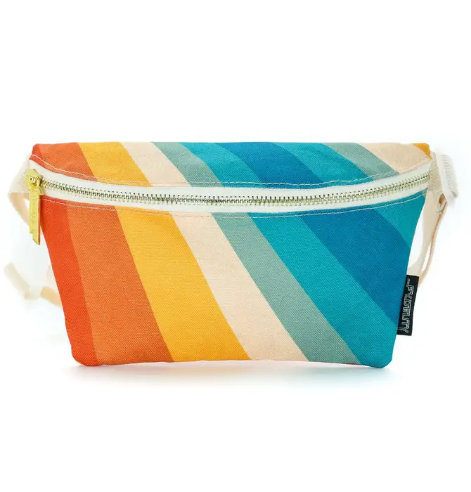Bag | Fanny Pack Slim Recycled | Retro Rainbow