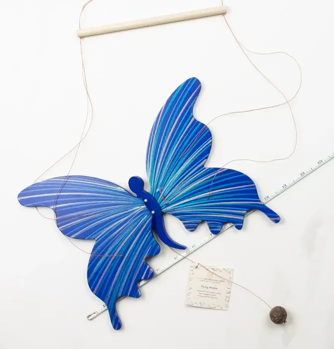 Mobile | Flying Butterfly | Blue
