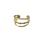 Ear Cuff | Decorated Three Bar