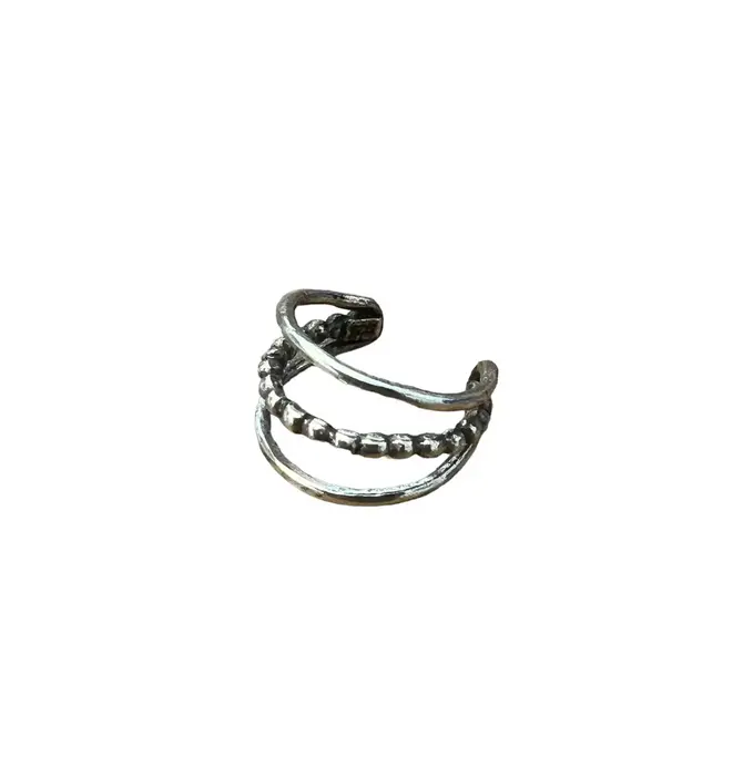 Ear Cuff | Decorated Three Bar