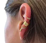 Ear Cuff | Triple Crystal