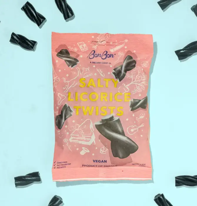 Candy | Salty Black Licorice Twists