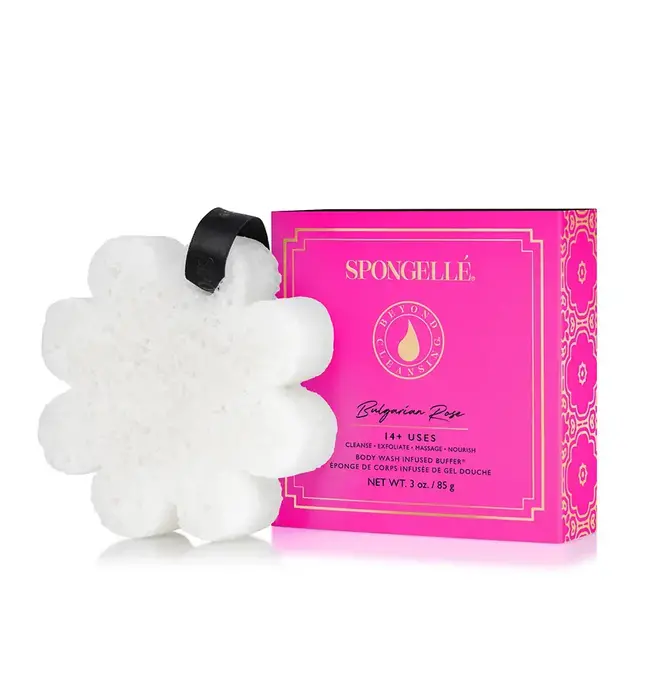 Sponge Buffer | Body Washed Infused | Bulgarian Rose