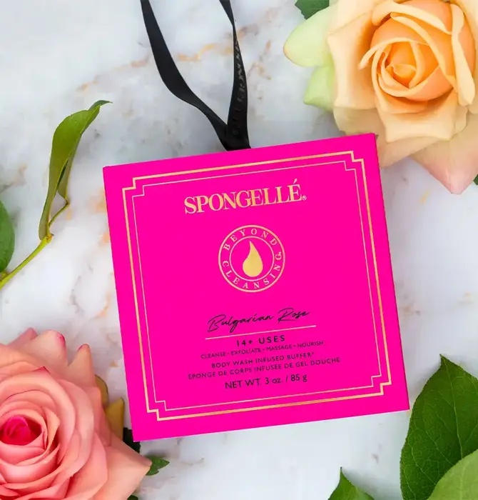 Sponge Buffer | Body Washed Infused | Bulgarian Rose