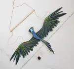 Mobile | Flying | Cockatiel Parrot Blue