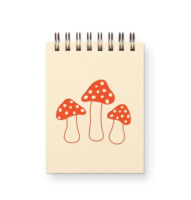 Notebook | Mini Jotter | Mushroom | Vanilla