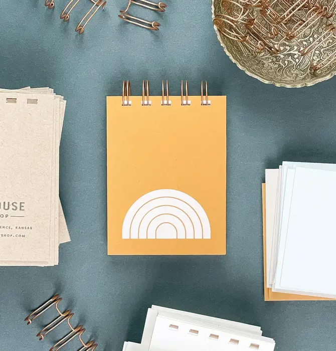 Notebook | Mini Jotter | Rainbow | Saffron