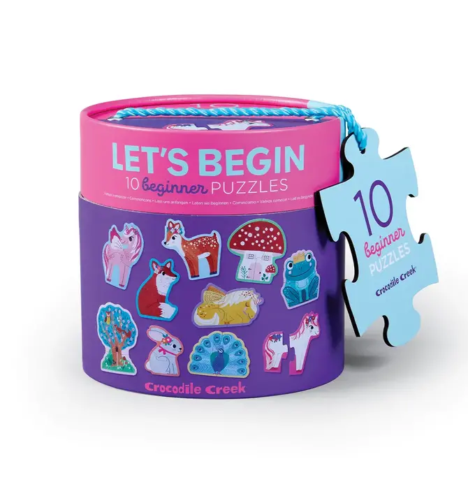 Puzzle | Let's Begin | Ten 2-Piece | Unicorn