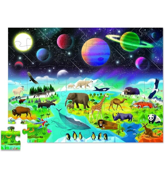 Puzzle | 48-Piece | Above & Below/Earth & Space