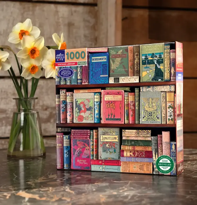 Puzzle | 1000-Piece | Vintage Library