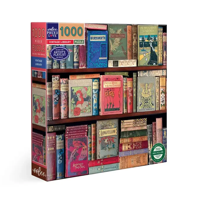 Puzzle | 1000-Piece | Vintage Library