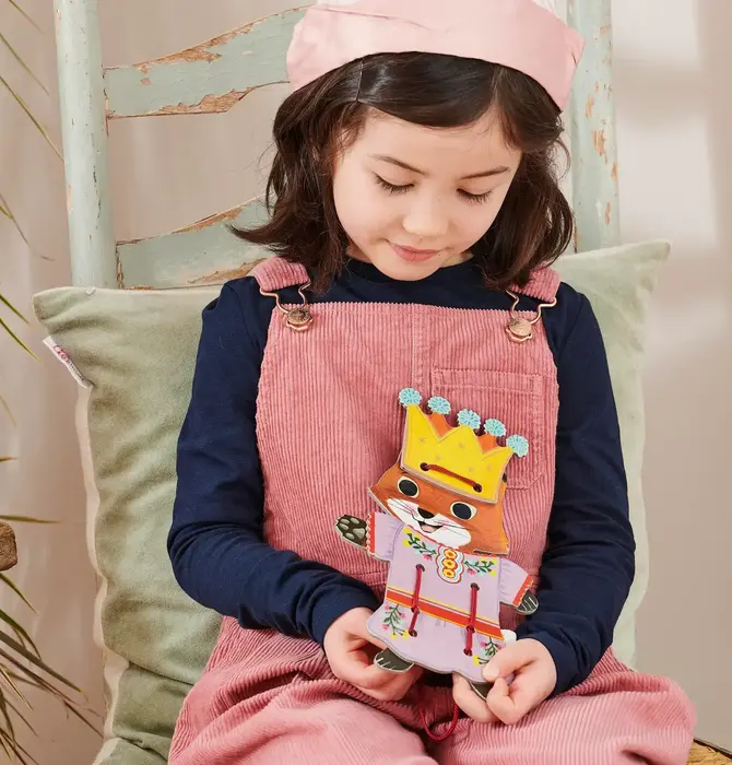 Dress Up Lacing Cards | Woodland Friends