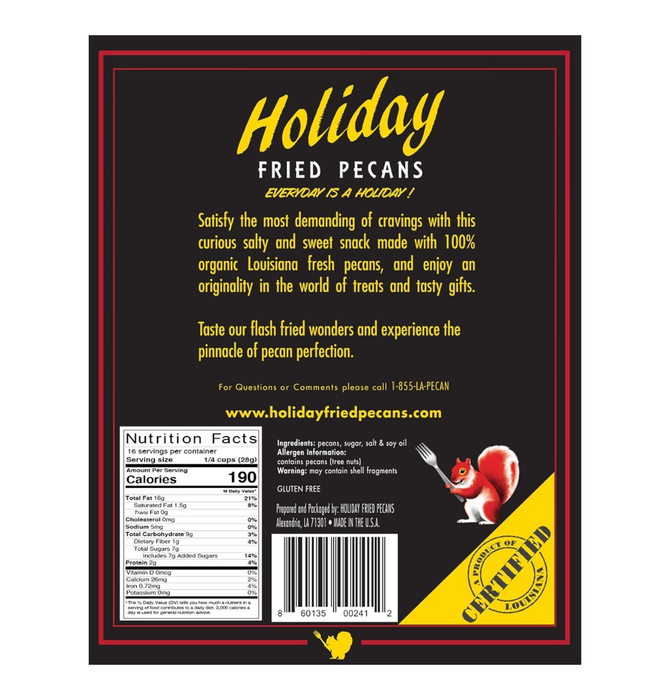 Snack | Holiday Fried Pecans