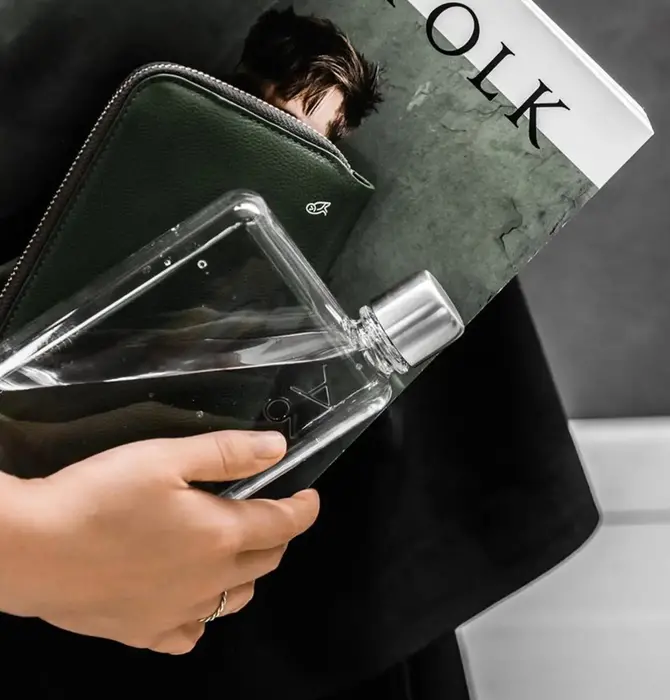 Memobottle A6 | Tritan Plastic Clear