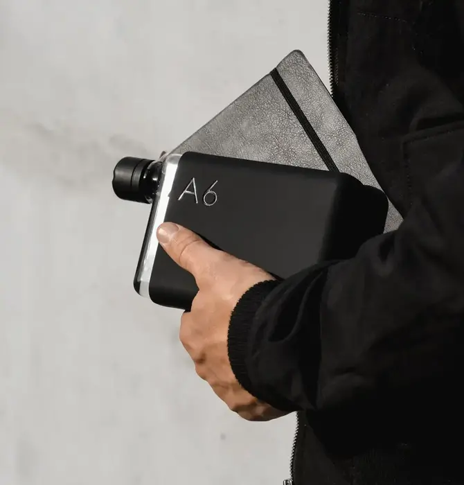 Memobottle A6 | Silicone Sleeve | Black Ink