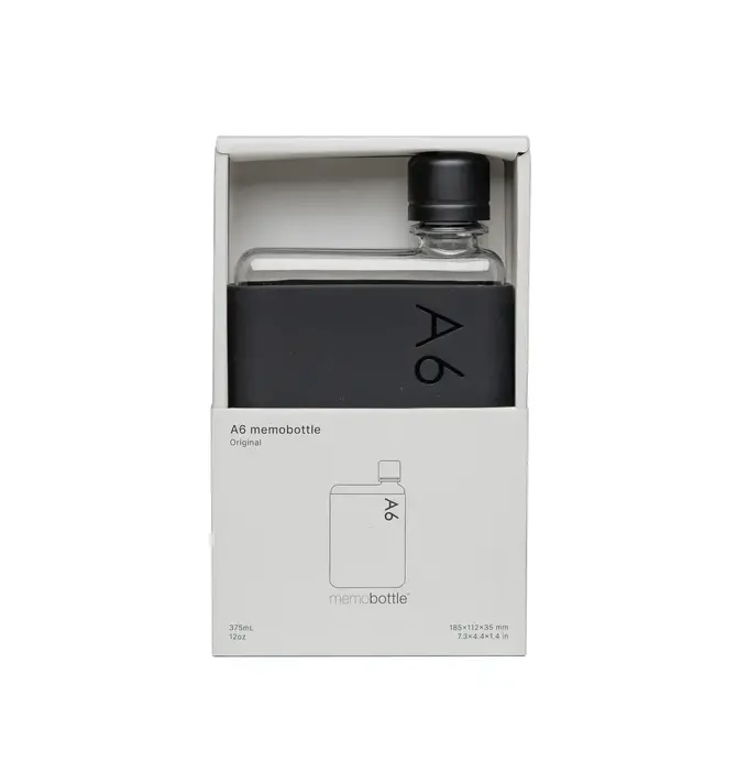 Memobottle A6 | Silicone Sleeve | Black Ink