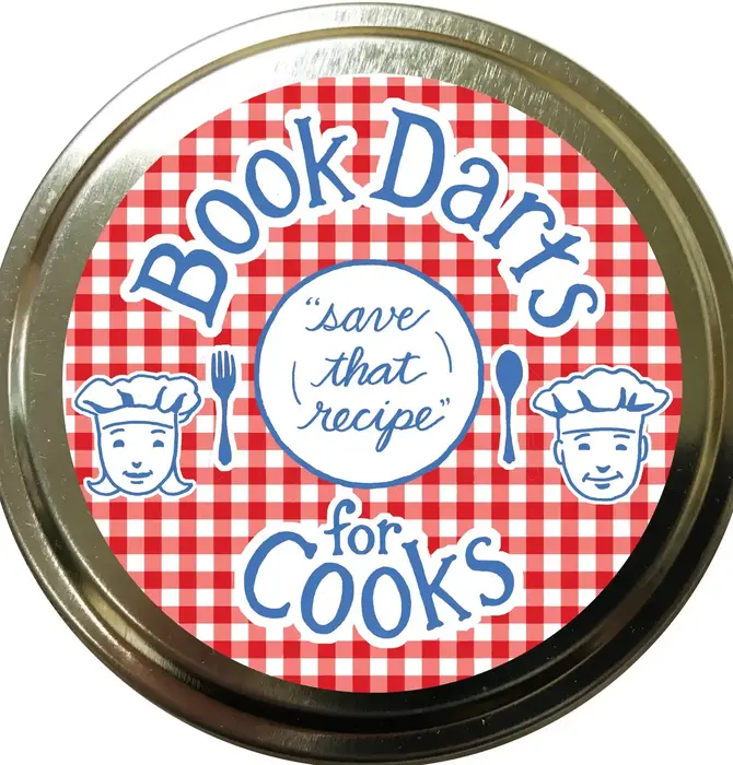 Book Darts | Tin For Cooks | 30-Count