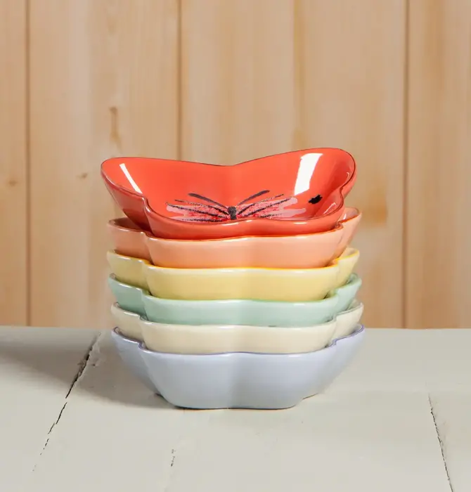 Pinch Bowl | Butterfly-Shaped | Single (Assorted)