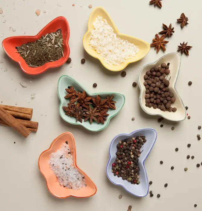Pinch Bowl | Butterfly-Shaped | Single (Assorted)