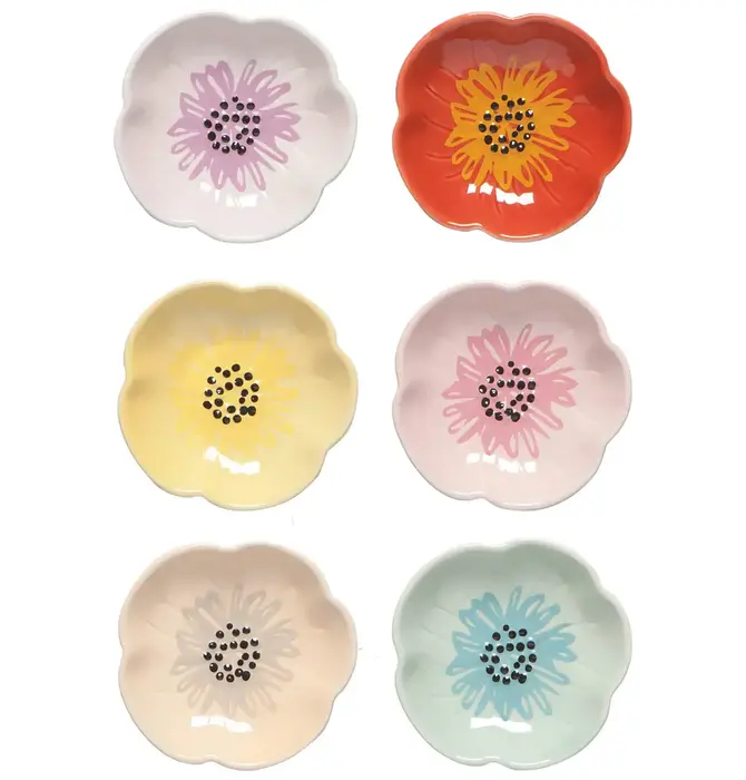 Pinch Bowl | Flower-Shaped | Single (Assorted)