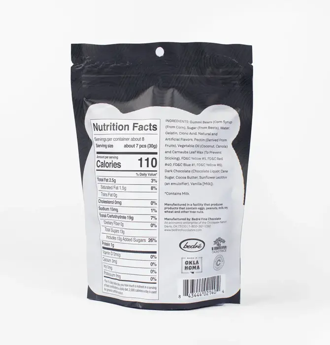 Candy | Bedré Gummi Bears | Dark Chocolate
