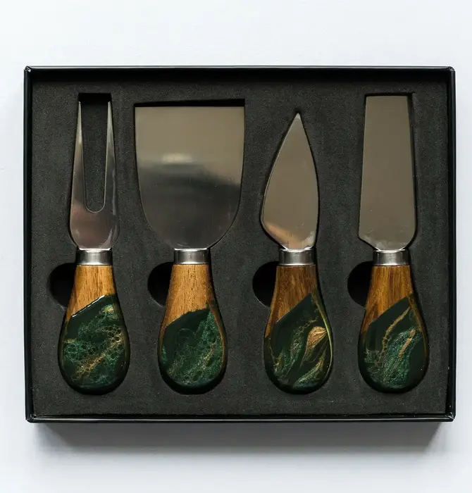 Cheese Knife Set | Resin Coated