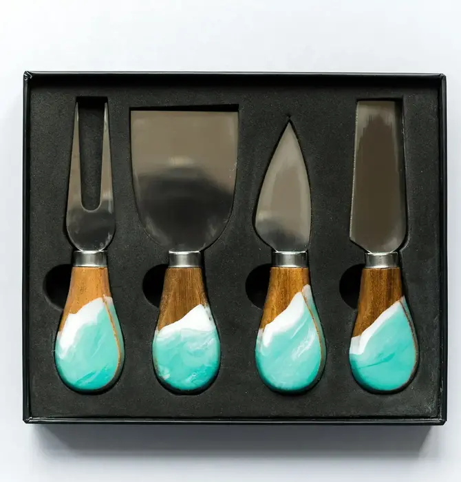 Cheese Knife Set | Resin Coated