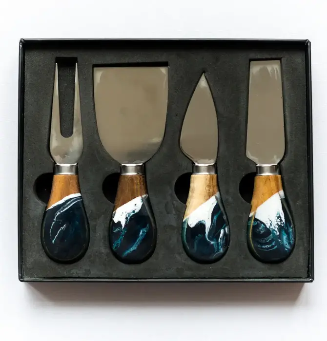 Cheese Knife Set | Resin Coated