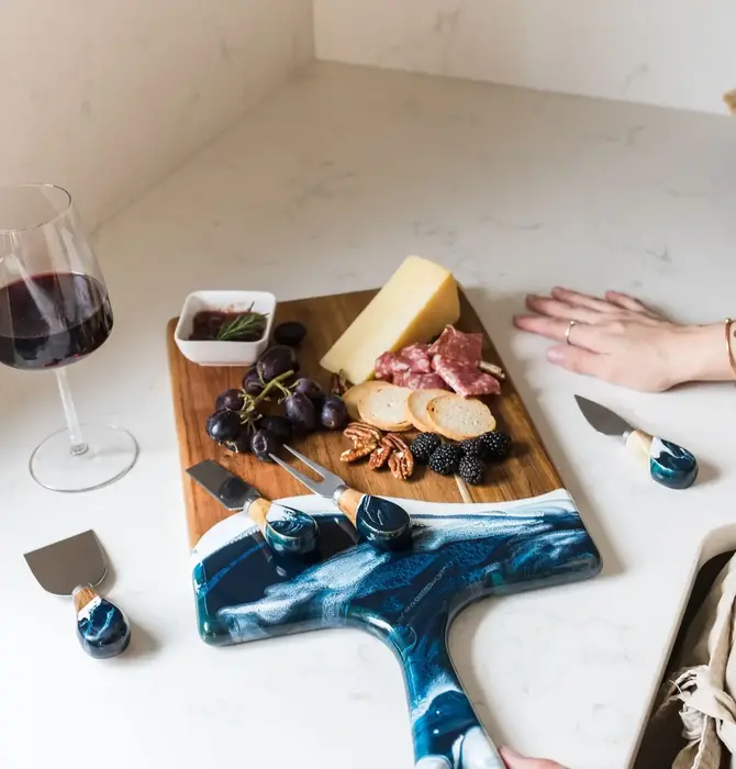 Cheese Knife Set | Resin Coated