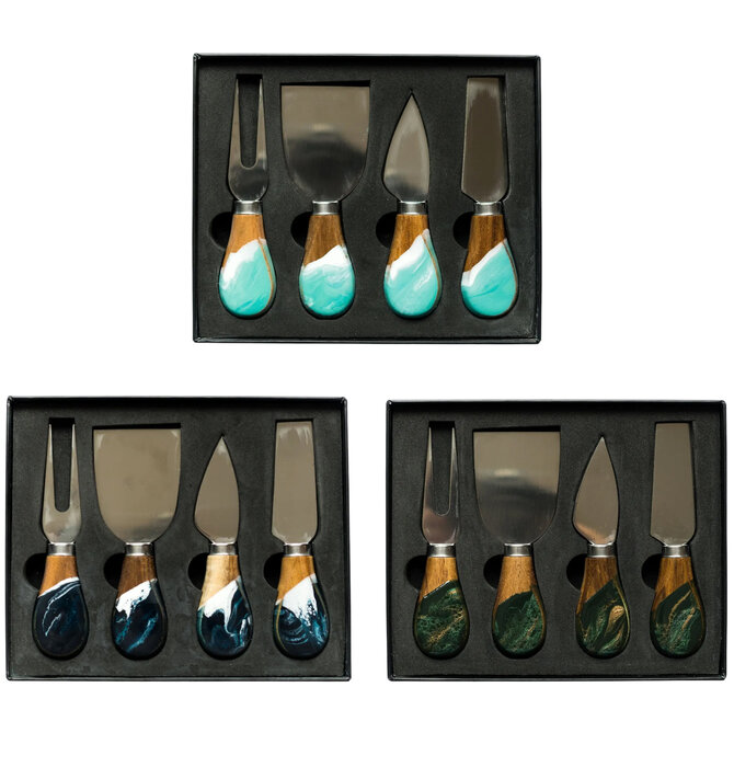 Cheese Knife Set | Resin Coated