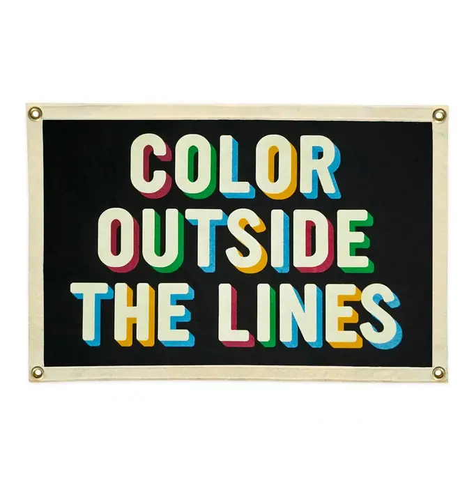 Banner | Camp Flag | Color Outside the Lines