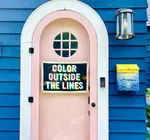 Banner | Camp Flag | Color Outside the Lines