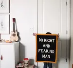 Banner | Camp Flag | Do Right and Fear No Man