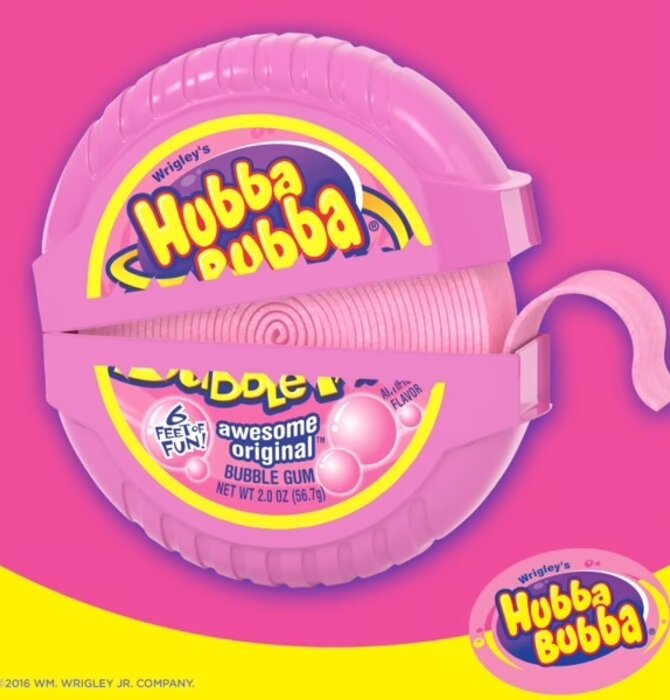 Candy | Tape Gum | Hubba Bubba Original