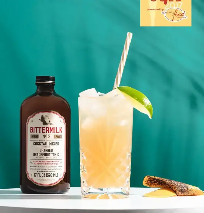 Cocktail Mixer | Charred Grapefruit Tonic with Sea Salt