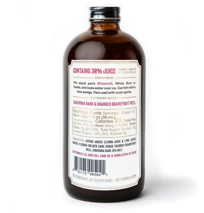 x-Cocktail Mixer | Charred Grapefruit Tonic with Sea Salt