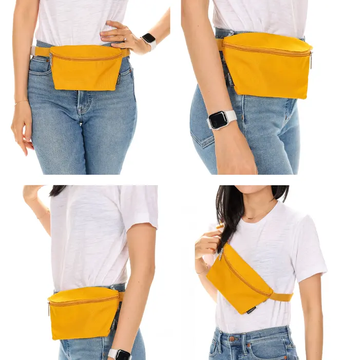 Bag | Fanny Pack Ultra-Slim Recycled | Mustard